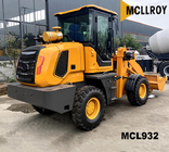 Small 2 Ton Compact Wheel Loaders Articulated With 1m3 Bucket