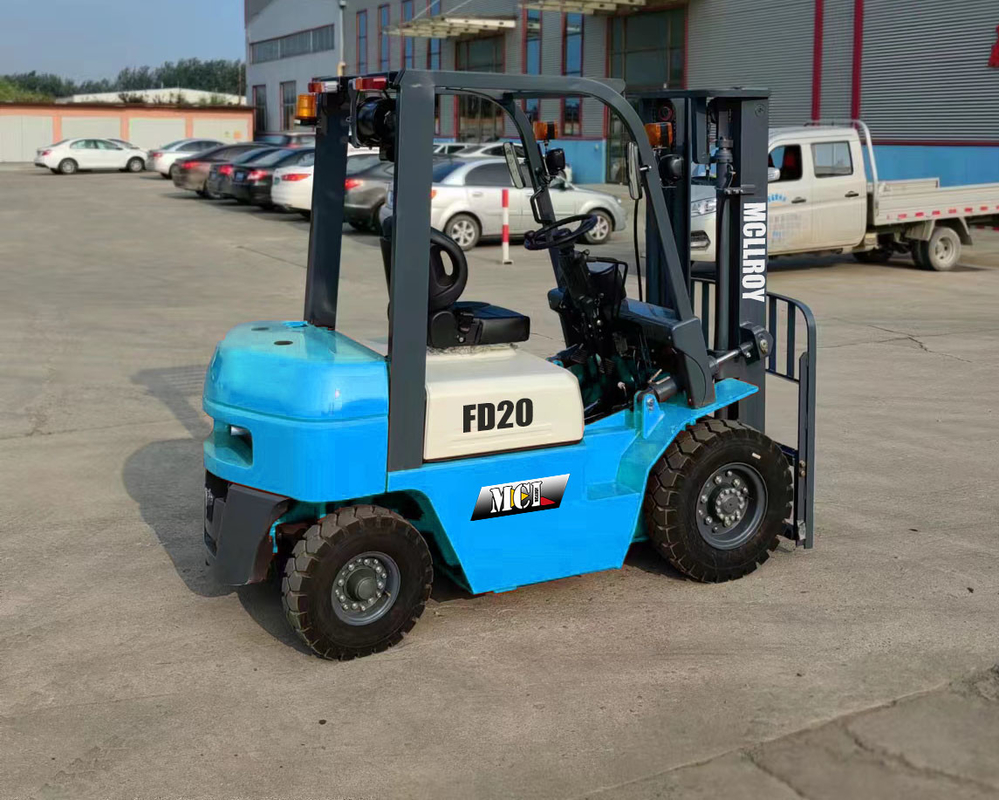 Smooth Operation Diesel Forklift Truck Ground Clearance 120 Mm
