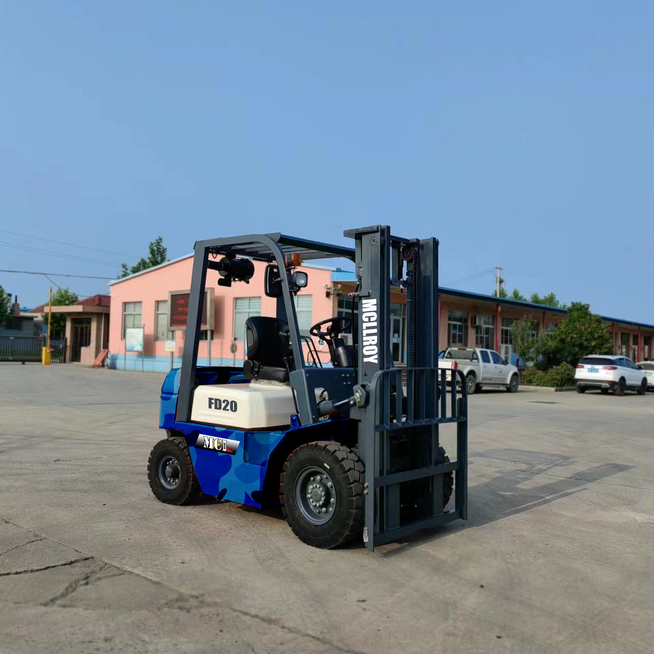 Ergonom IC Diesel Forklift Truck Max.Travel Speed Full Loading 19 Km/H