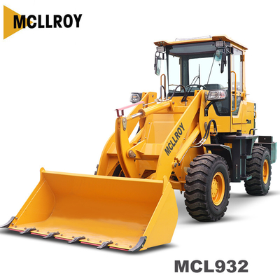 Mini Diartikulasikan 2 Ton Pemuat Beroda 1350mm Dump Reach