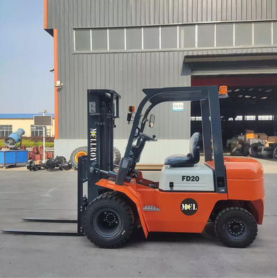 Truk Forklift Mini 40KW, Forklift Gudang Kecil Kapasitas Pemuatan 2000kg