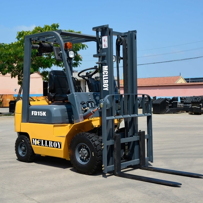 Ban padat counterbalance truk forklift FD15 2040Mm Tinggi penjaga atas