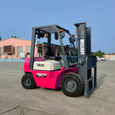 Tipe Ban Udara / Padat Fleksibel Operasi Truk Forklift Radius Putar Minimal 2220 mm Forklift Ergonomis