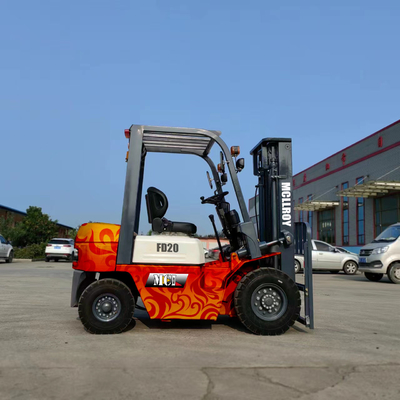 Truk Forklift Pengeboran Antar-Tugas Berat Total Panjang ((dengan/tanpa garpu) 3523/2453 mm