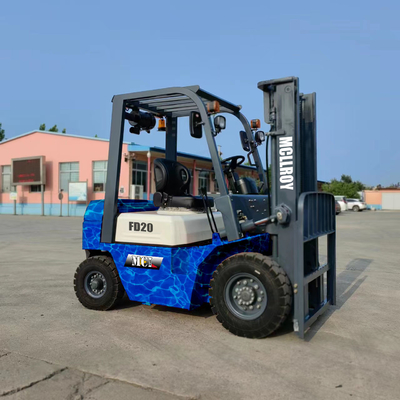 Mesin XinChai 490 BPG Mitsubishi S4S Isuzu C240 Tingkat Kebisingan Rendah Forklift Truk Roda Track 970/970 Mm Kompak Forklift