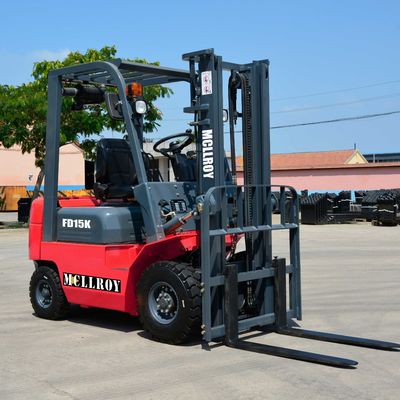 32KW Mesin Counterweight Forklift FD15 Tipe Ban Udara / Padat